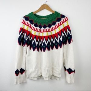 Aeire Festive Feels Fairisle Crewneck Sweater